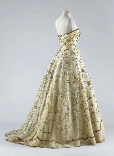 girlhomeshops--Vintage Floral Long Tulle Prom Dress Ball Gown gh5556