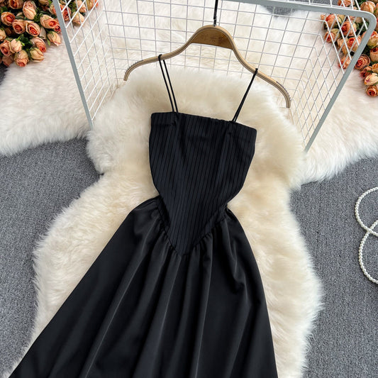 Black A Line Off Shouler Dress Fashion Dress 10838