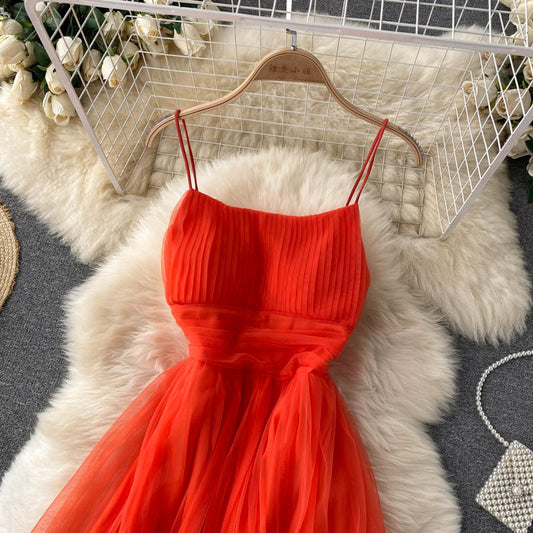 Cute A Line Tulle Short Dress Fashion Dress 10777