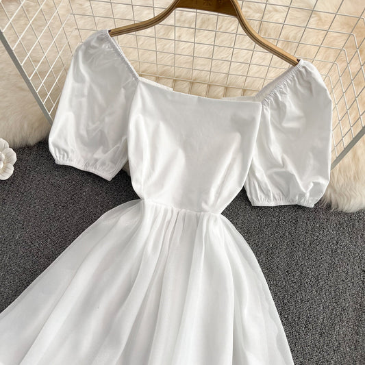 Cute A Line Short Dress Fashion Girl Dress 10746