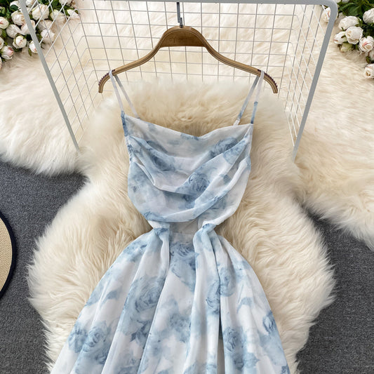 Cute A Line Floral Dress Fashion Dress 10759
