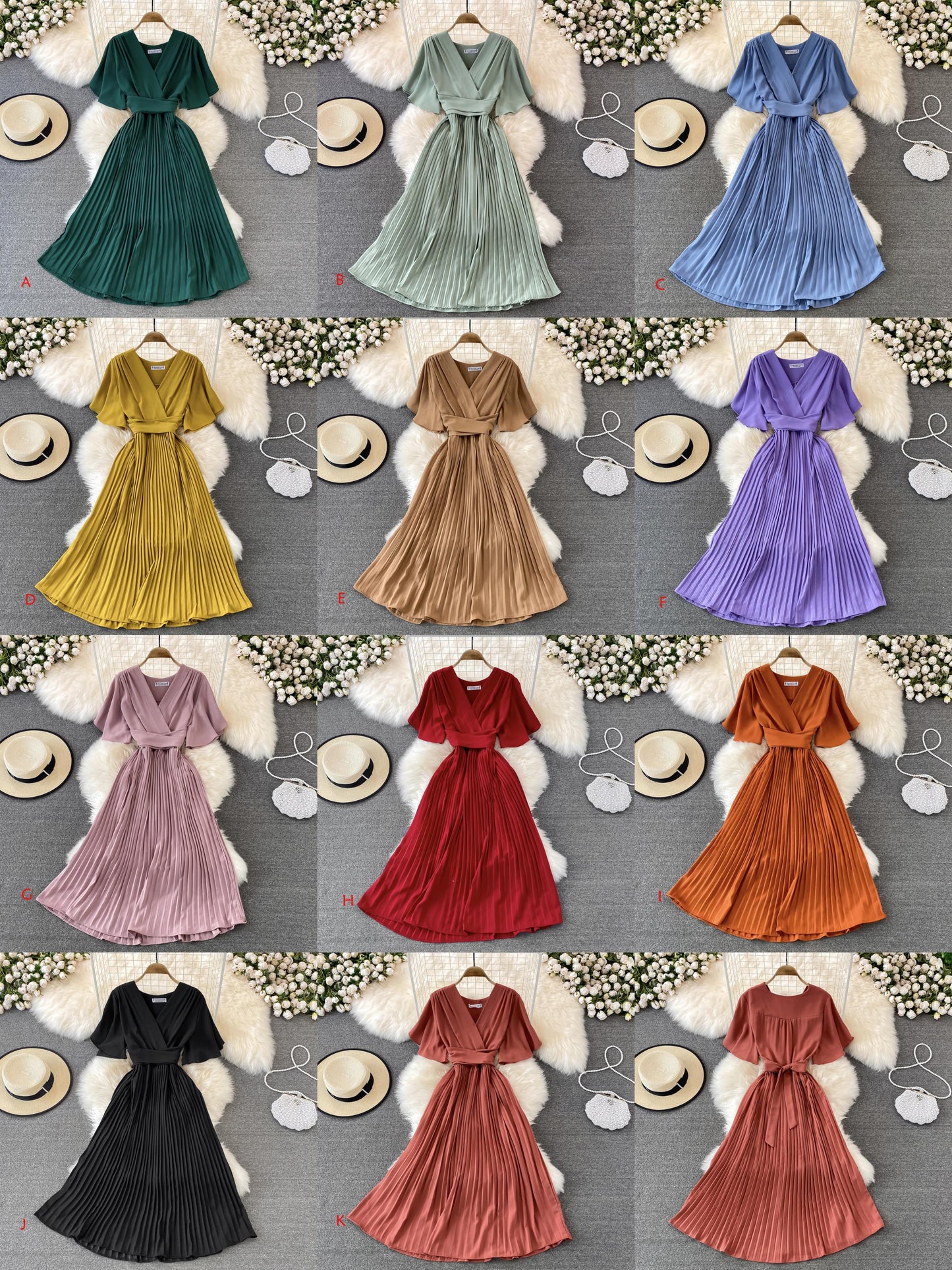 Simple V Neck Short Dress A Line Fashion Dress 10728