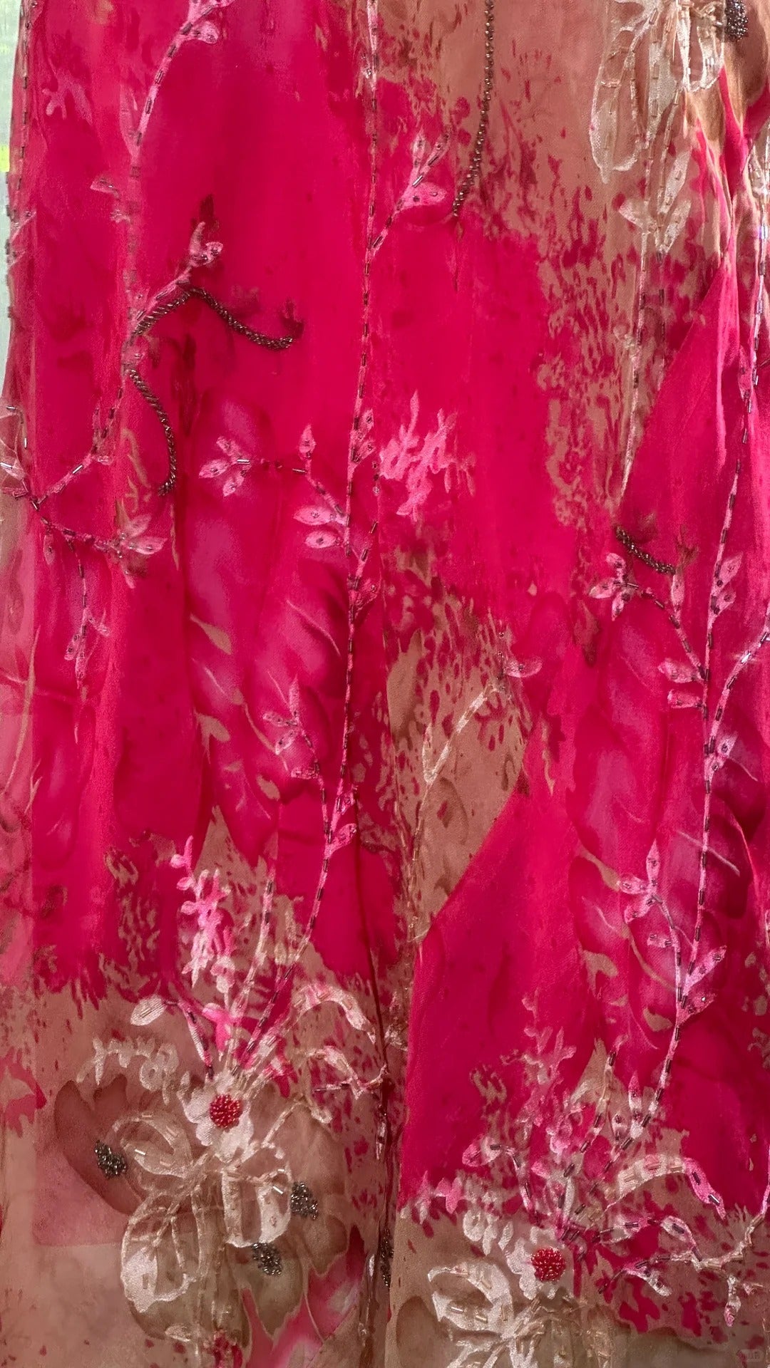 Vintage Rose Pink Floral Mermaid Backless Chiffon Long Prom Dress Evening Dress P4034