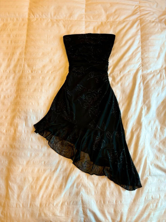 Unique A Line Strapless Satin Chiffon Short Homecoming Dress,Vacation Dress,Summer 21h Birthday Dress GG4826