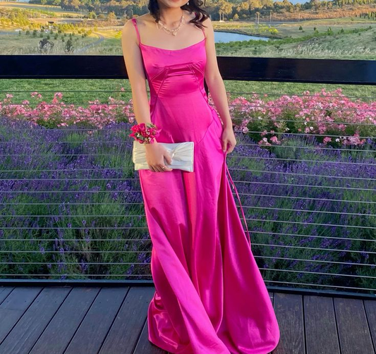 Modest A-line Long Prom Dress,Trendy Evening Dresses