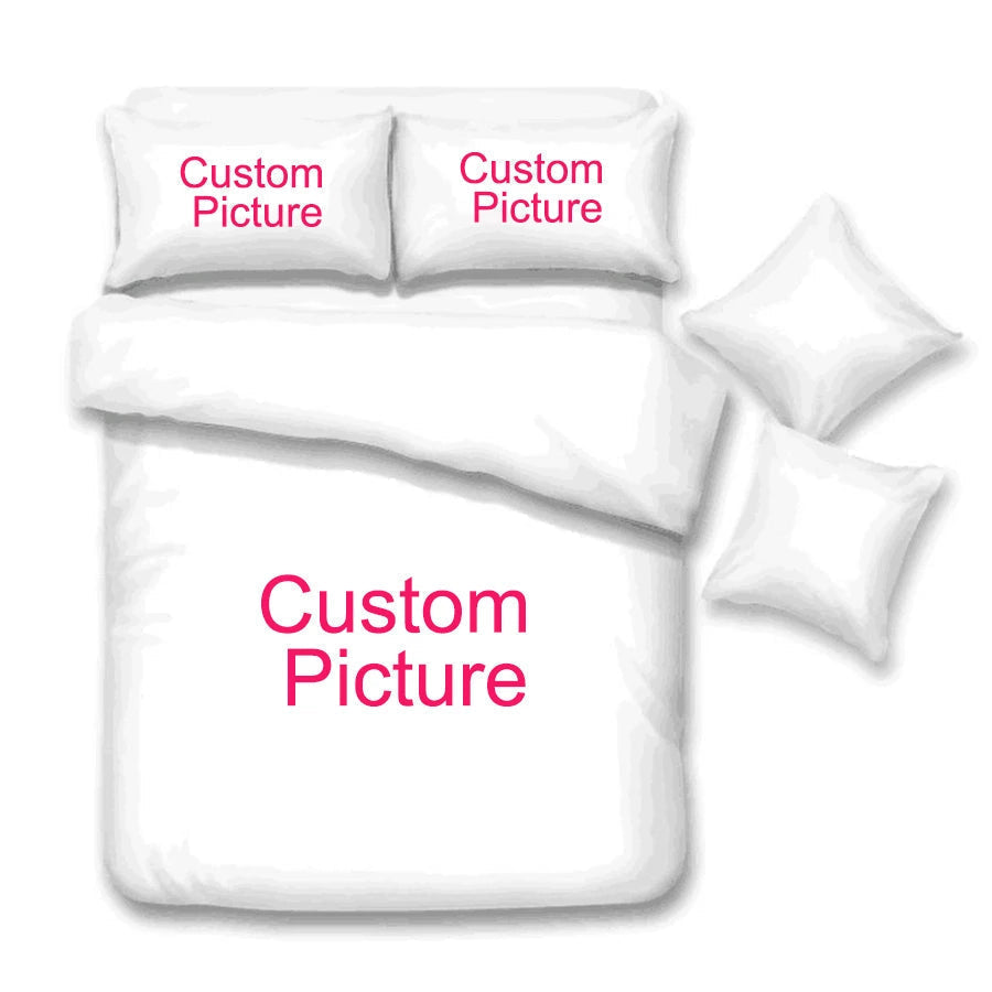 Cutom Duvet Cover Set Pattern Chic Comforter Cover King Size for Teens Adults Bedding Set with Pillowcases SNK3012