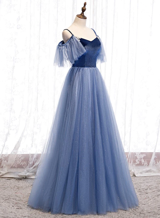 A-Line Champagne With White Lace Round Neckline Party Dress, Beautiufl Wedding Party Dresses gh0027