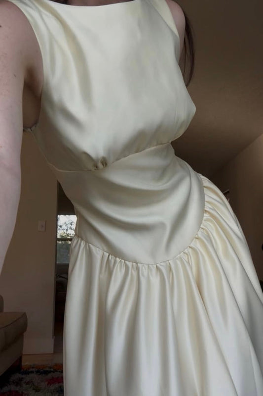 girlhomeshops--Custom dresses, simple long women's bridesmaid dresses, free custom colors and custom sizes gh5707