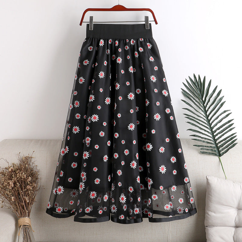 Cute little daisy A line skirt 3449