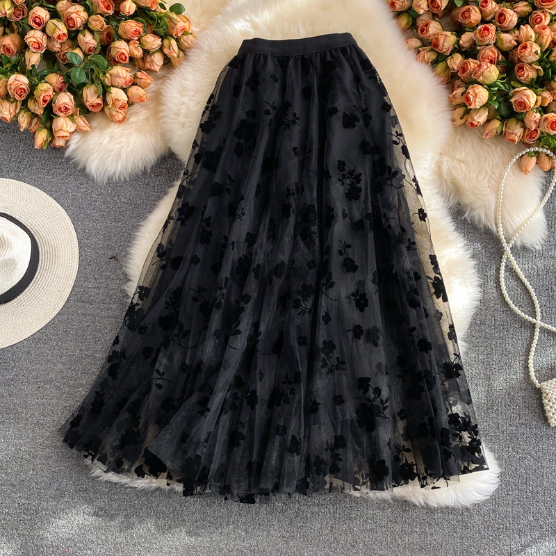 Cute tulle short A line skirt 3446
