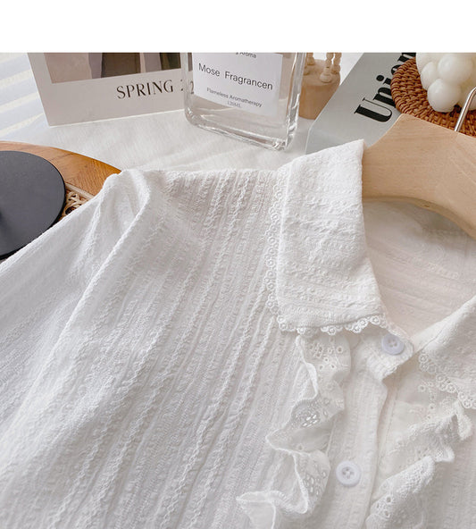 New Korean soft thin long sleeve top 6390