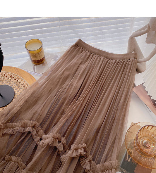 New Korean retro fashion A-line dress 5788