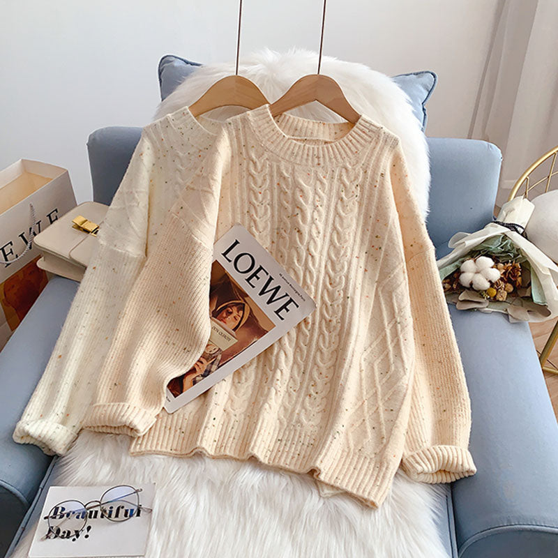 Gentle sweater women's new knitted bottom shirt 5127