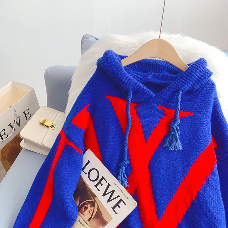 Hooded sweater new sweater coat 4993