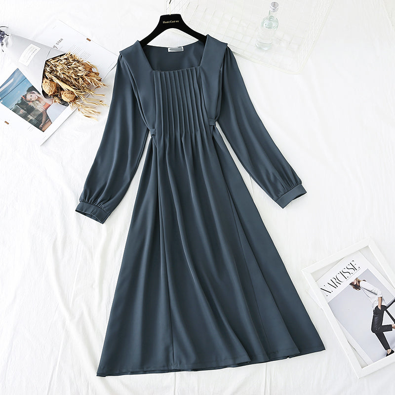 New style slim French retro dress 4551