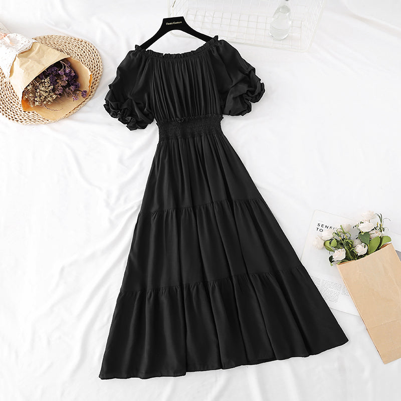 One shoulder Kikyo first love Mori French dress 4150