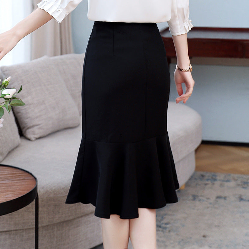 New summer skirt, fashion,New summer skirt, fashion, professional, temperament, leisure, mermaid MIDI skirt 3661
