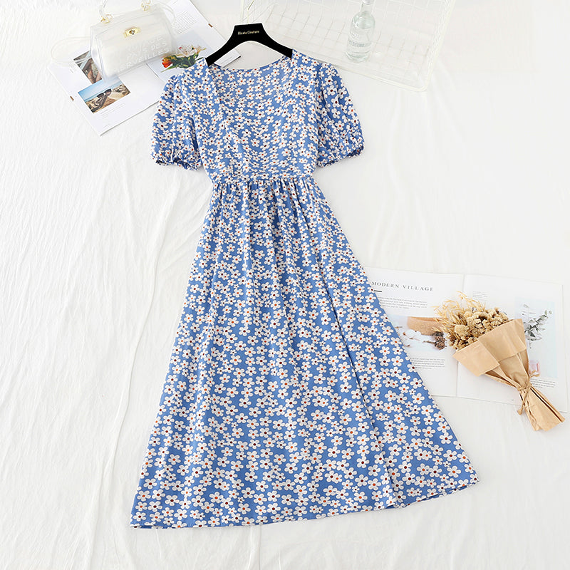 New loose and thin Chiffon bubble sleeve doll skirt fairy super fairy series 4635