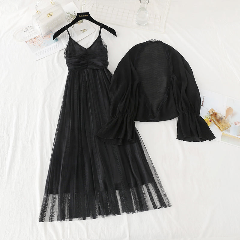 Foreign style suit two-piece set female foreign style suit two-piece set female 4119