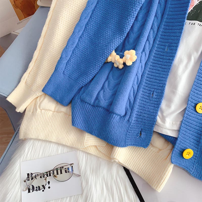 Sweater cardigan knitted coat 5073