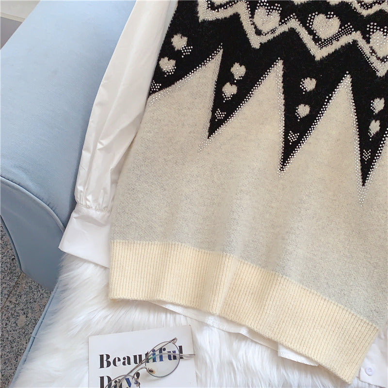 Loose, slouchy sleeveless vest 5071