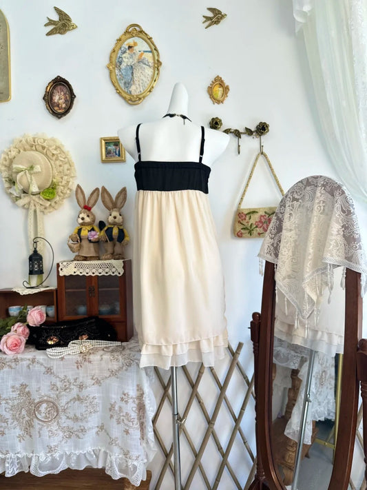 Girlhomeshops-Pink bow vintage short chiffon homecoming dress birthday dress gh5220