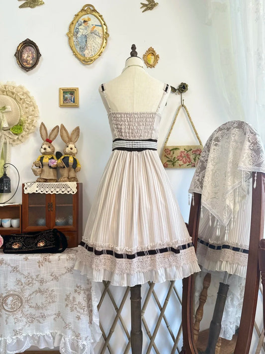 Girlhomeshops-Pink lace vintage short chiffon homecoming dress birthday dress gh5209