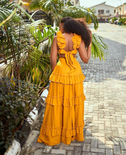 Pink/Yellow V Neck Fashion Elegant Long Chiffon Ball Gown Evening Dress Garden Party Dress gh3251