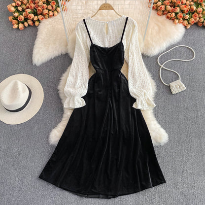 Lovely Two-Piece Dress A Line Fashion Dress  10966