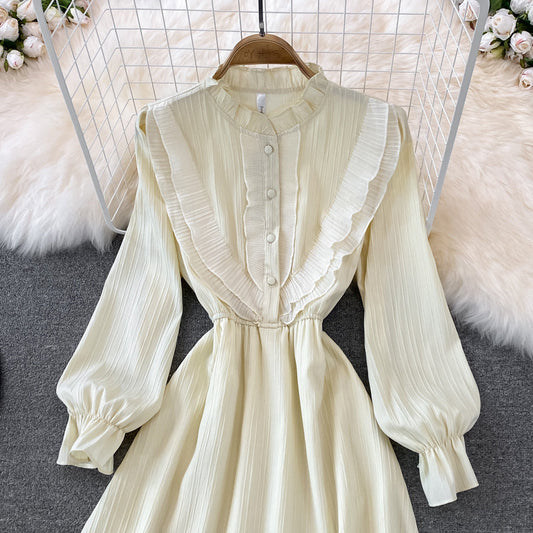 Sweet A Line Chiffon Short Dress Fashion Dress  10796