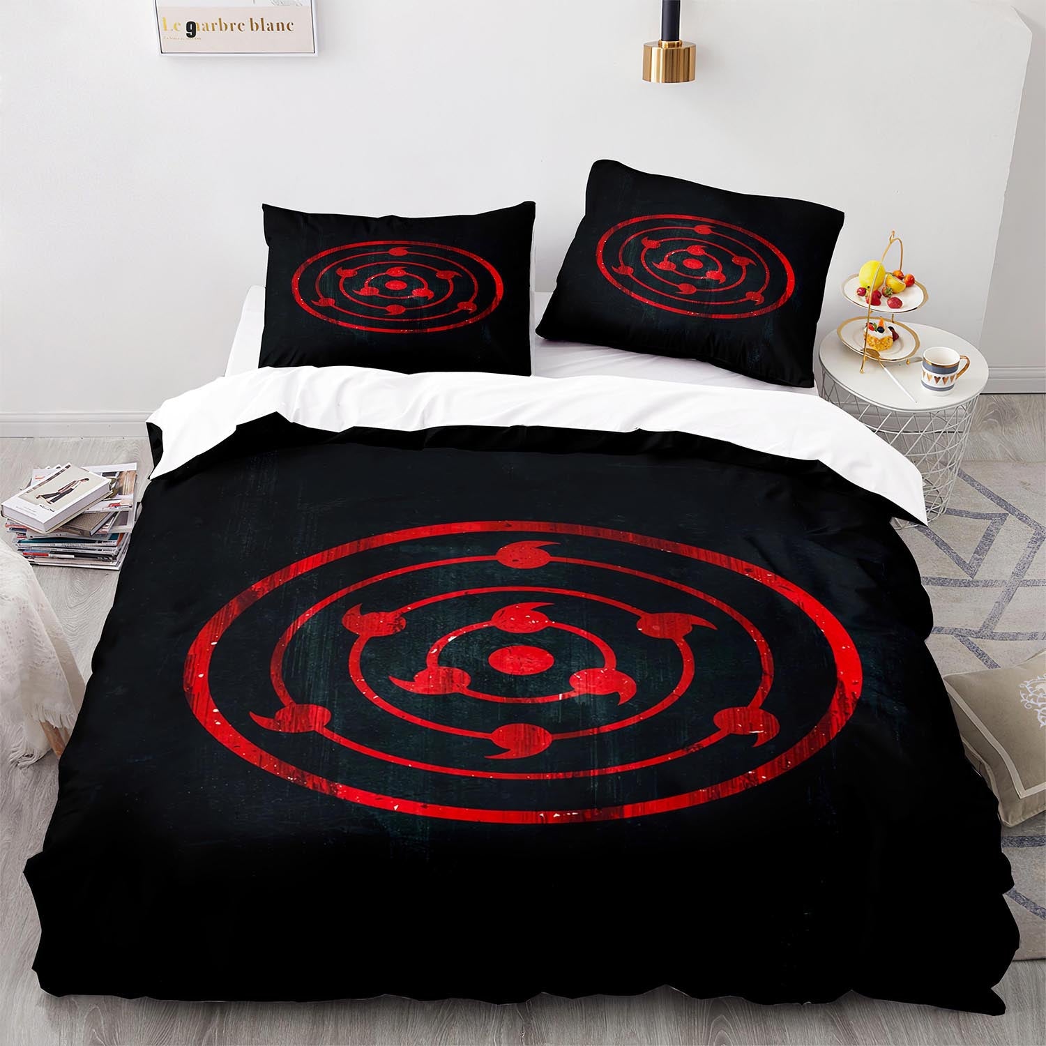 Cutom Duvet Cover Set Pattern Chic Comforter Cover King Size for Teens Adults Bedding Set with Pillowcases  HYL1011
