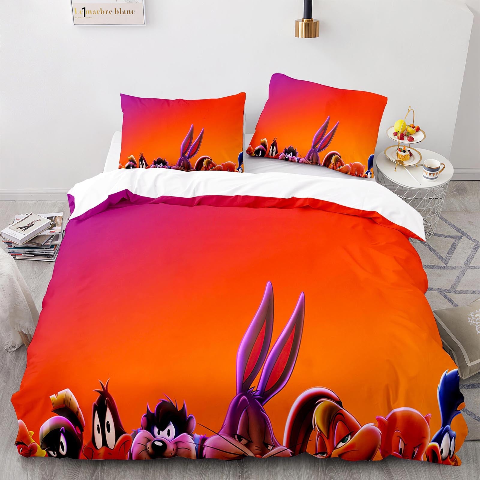 Cutom Duvet Cover Set Pattern Chic Comforter Cover King Size for Teens Adults Bedding Set with Pillowcases  DGL1017