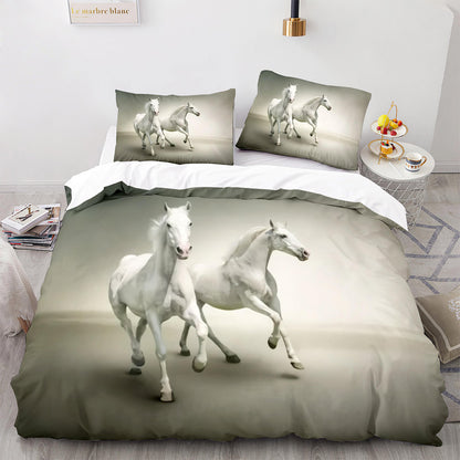 Cutom Duvet Cover Set Pattern Chic Comforter Cover King Size for Teens Adults Bedding Set with Pillowcases  M1030