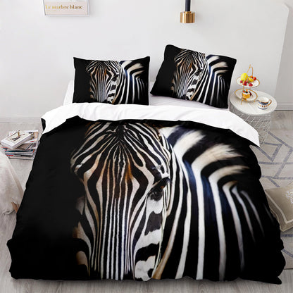 Cutom Duvet Cover Set Pattern Chic Comforter Cover King Size for Teens Adults Bedding Set with Pillowcases  M1043