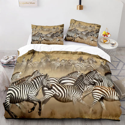 Cutom Duvet Cover Set Pattern Chic Comforter Cover King Size for Teens Adults Bedding Set with Pillowcases  M1109