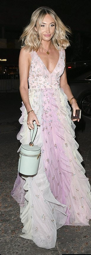Sexy A line Long Ombre Tulle Prom Dress Party Dresses P1597
