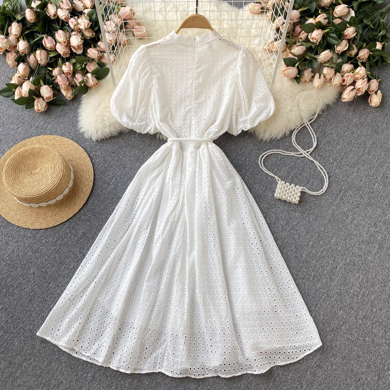 Cute Cutout A Line Dress Fashion Dress  10665