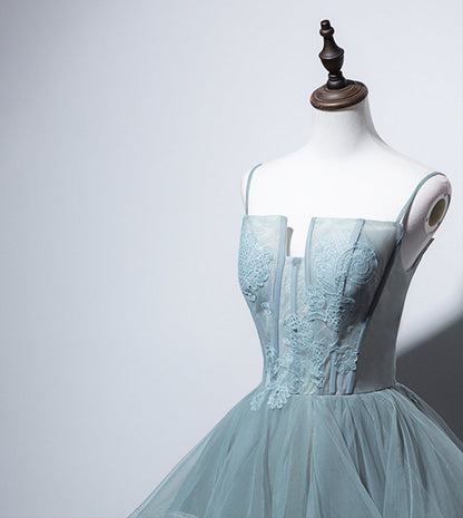 A line tulle lace long ball gown dress formal dress  8548