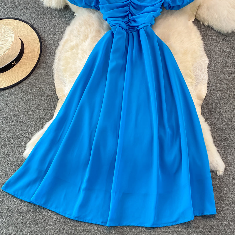 Cute A Line V Neck Short Dress Fashion Dress  10920