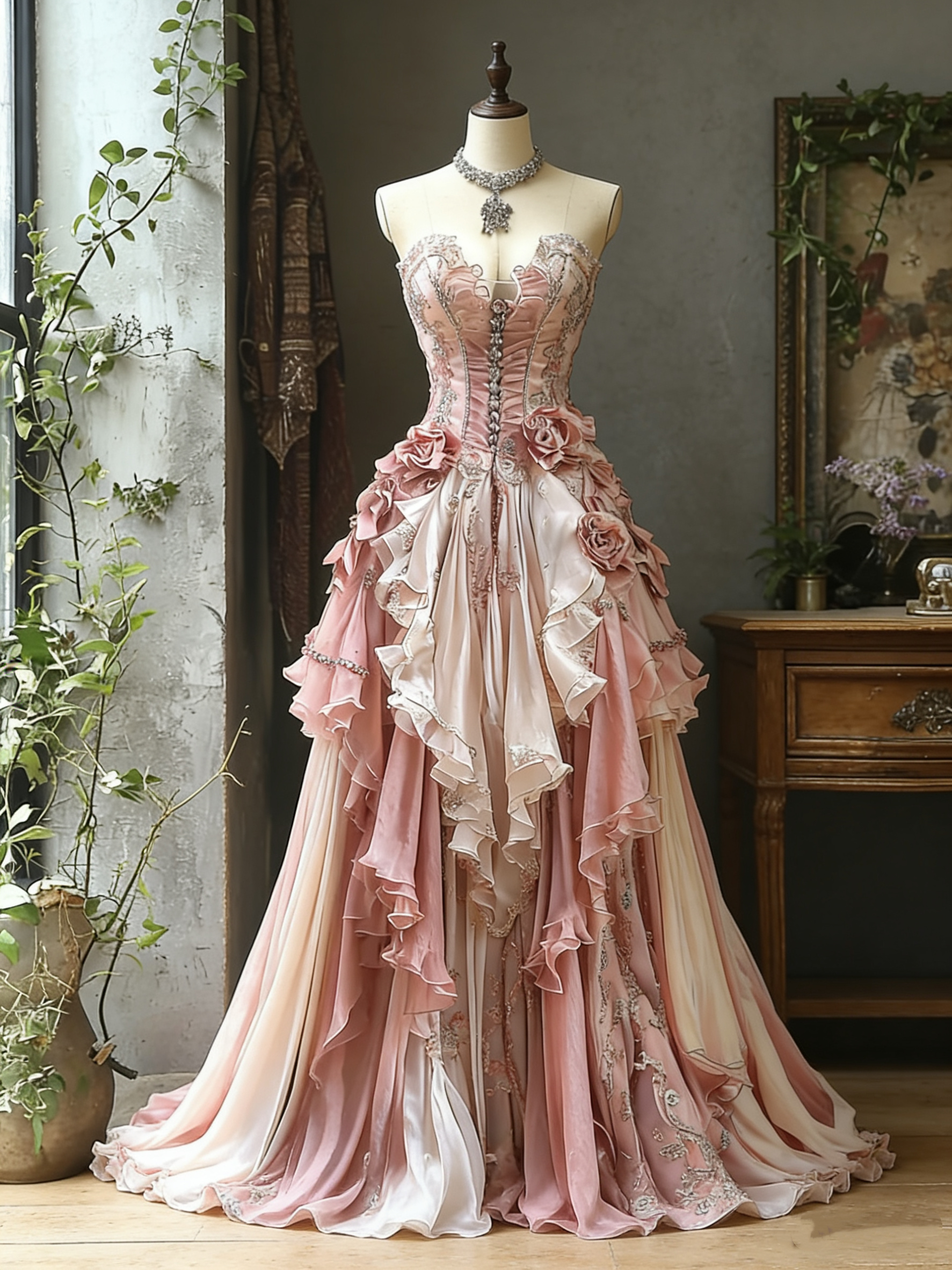 New Fashionable Retro Formal Ball Gown/Princess Dress gh6522