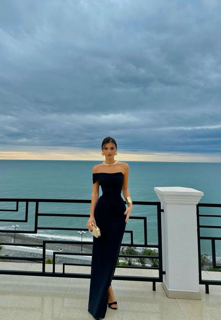 One Shoulder Evening Gown Sexy Formal Party Dress