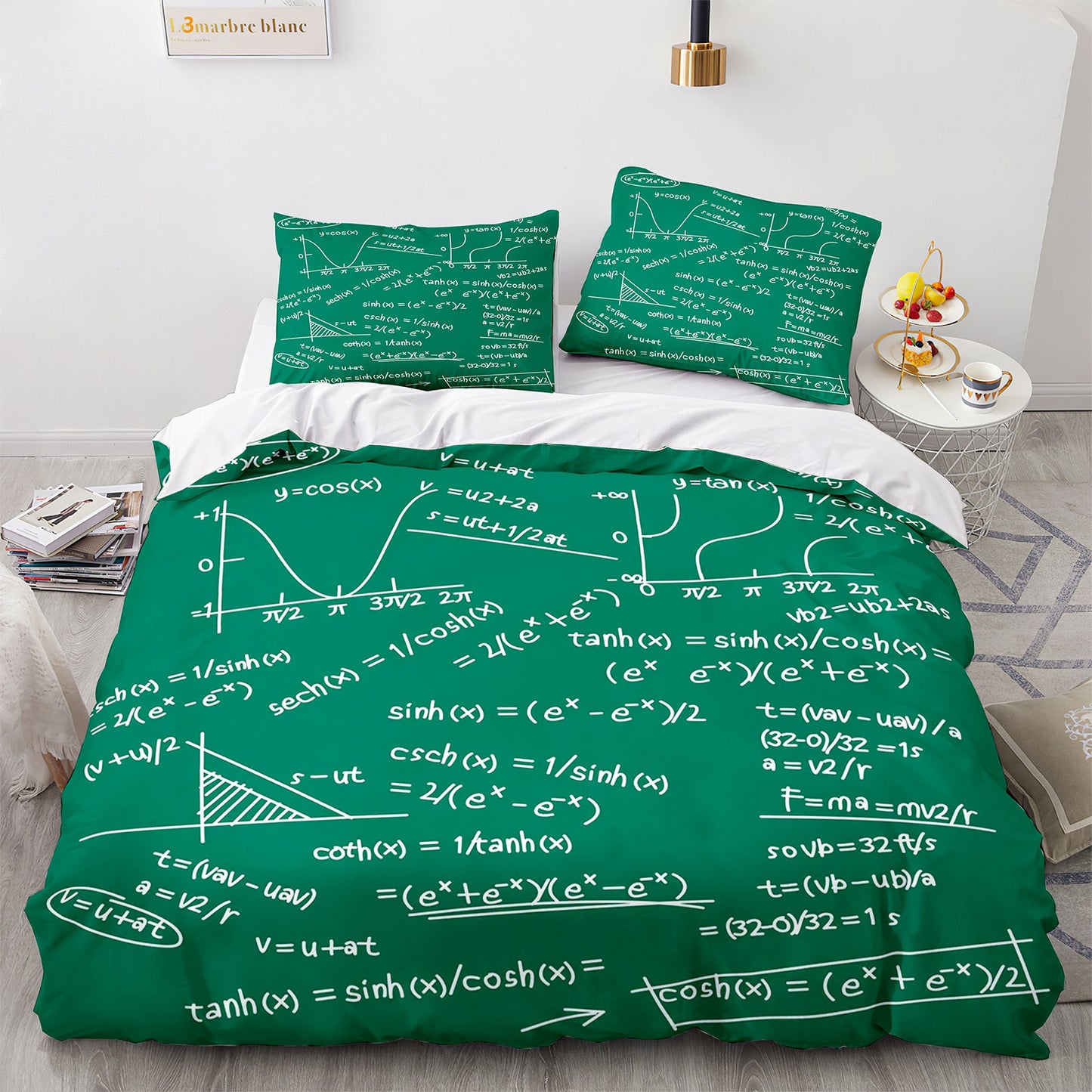 Cutom Duvet Cover Set  Pattern Chic Comforter Cover King Size for Teens Adults Bedding Set with Pillowcases  GS3001