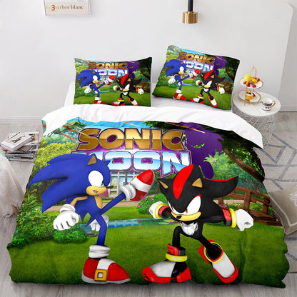 Cutom Duvet Cover Set Pattern Chic Comforter Cover King Size for Teens Adults Bedding Set with Pillowcases  SNK3002