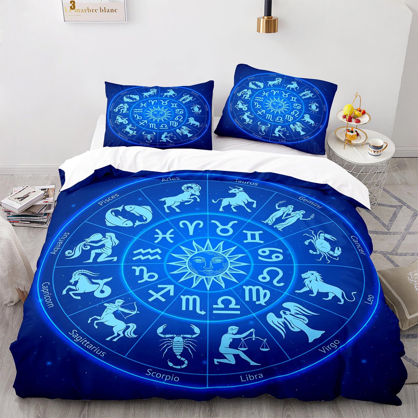 Cutom Duvet Cover Set Pattern Chic Comforter Cover King Size for Teens Adults Bedding Set with Pillowcases  SEXZ3002