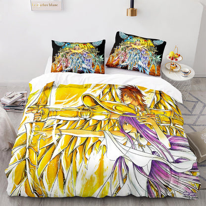 Cutom Duvet Cover Set Pattern Chic Comforter Cover King Size for Teens Adults Bedding Set with Pillowcases  SDS3003