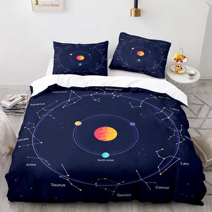 Cutom Duvet Cover Set Pattern Chic Comforter Cover King Size for Teens Adults Bedding Set with Pillowcases  SEXZ3006