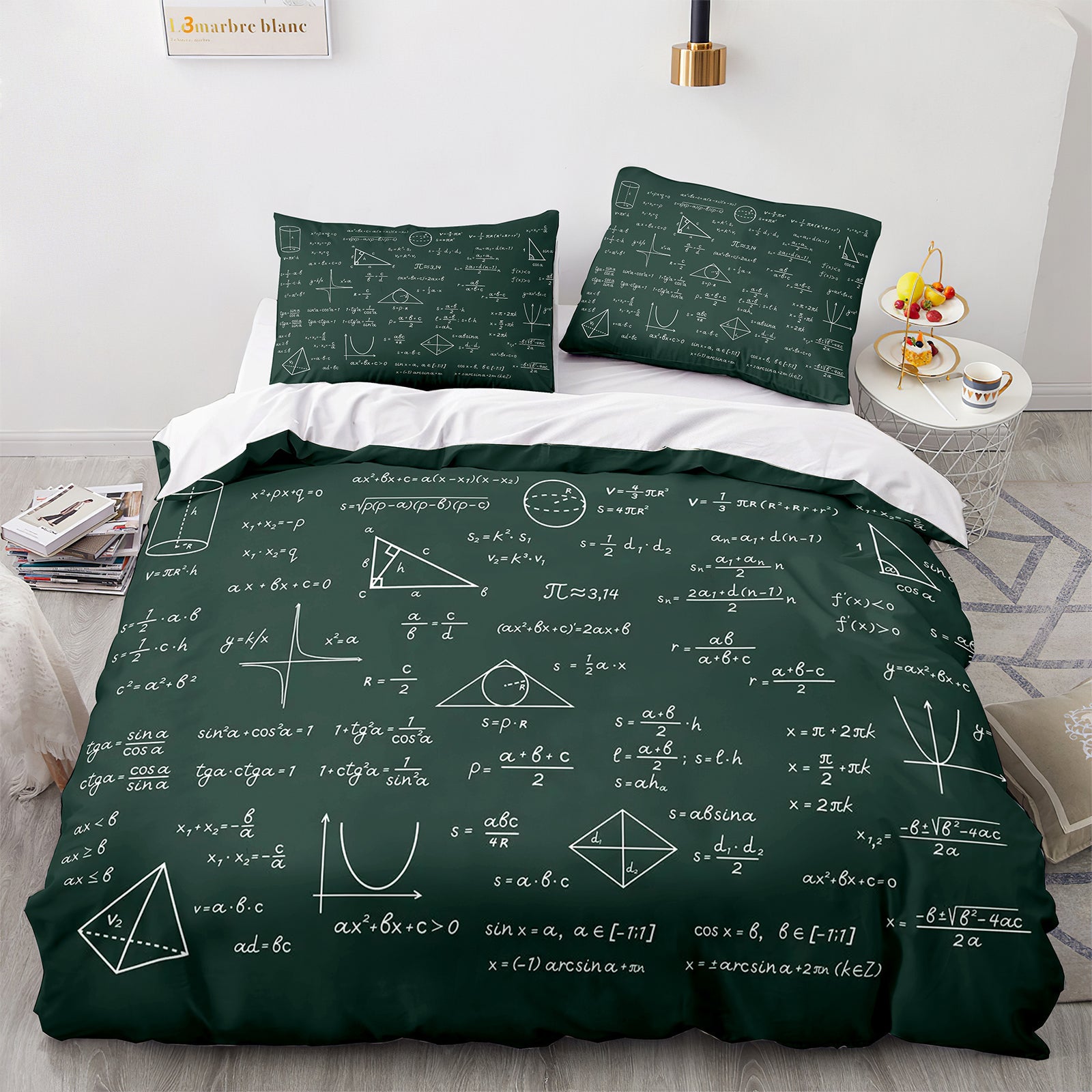 Cutom Duvet Cover Set Pattern Chic Comforter Cover King Size for Teens Adults Bedding Set with Pillowcases  GS3008