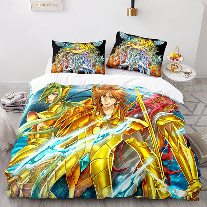 Cutom Duvet Cover Set Pattern Chic Comforter Cover King Size for Teens Adults Bedding Set with Pillowcases  SDS3011