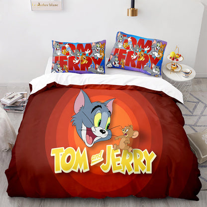 Cutom Duvet Cover Set Pattern Chic Comforter Cover King Size for Teens Adults Bedding Set with Pillowcases  MHLS3012