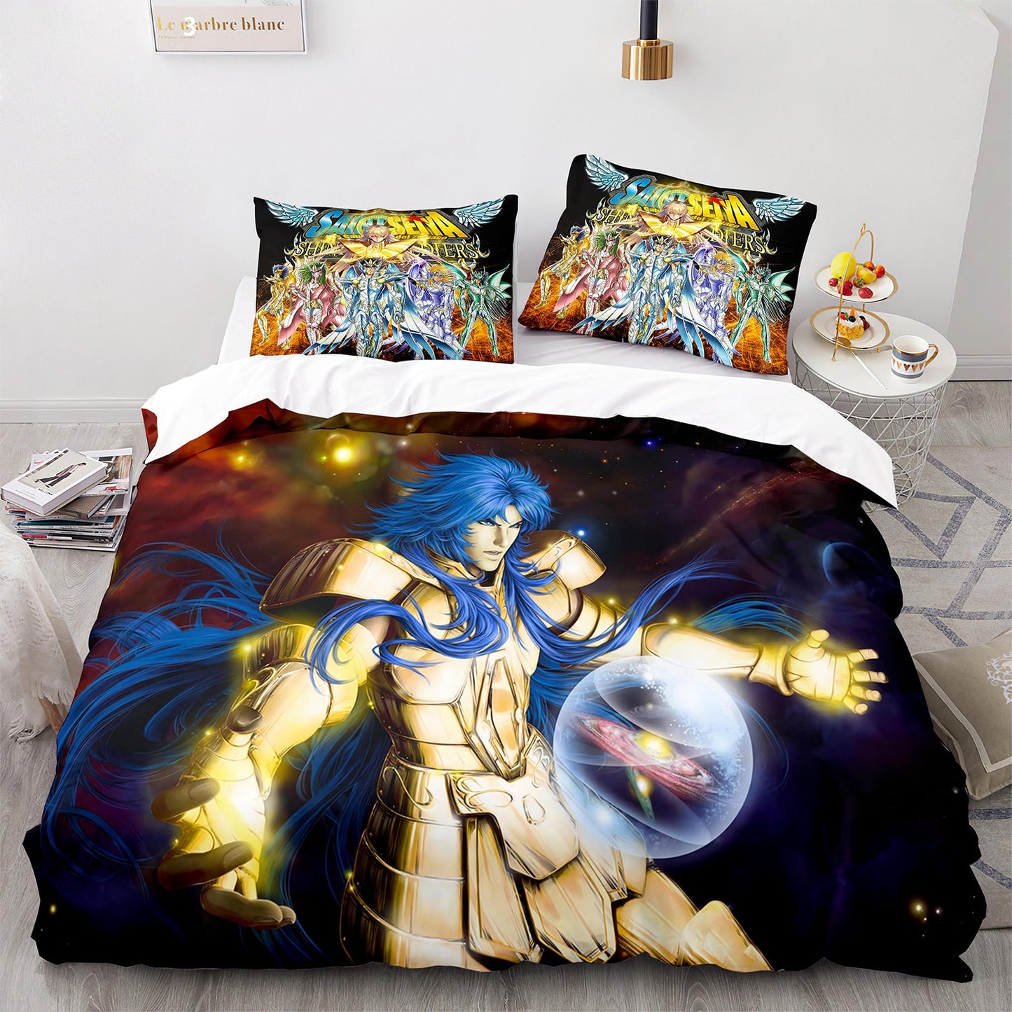 Cutom Duvet Cover Set Pattern Chic Comforter Cover King Size for Teens Adults Bedding Set with Pillowcases  SDS3013